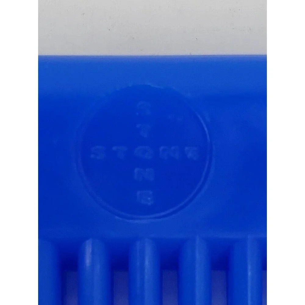 Vintage Stone & Stone 9 inch‎ Blue Hard Plastic Comb